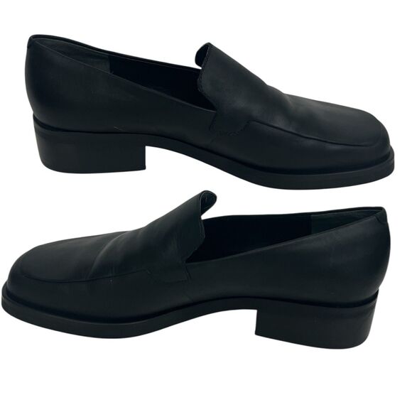 Franco Sarto Flex Women's Bocca Leather Slip-On Loafers Size 8.5 W Black - Picture 1 of 11